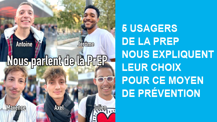 Cinq usagers de la PrEP nous expliquent leur choix